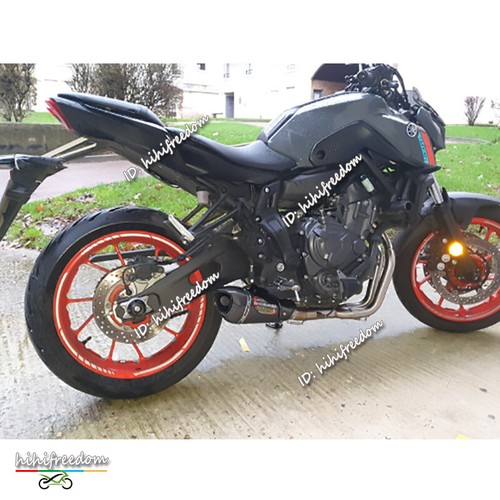 YZF R7 For Yamaha MT-07 2021-2024 Full Exhaust System Header Pipe Silencer Tips - Picture 2 of 12