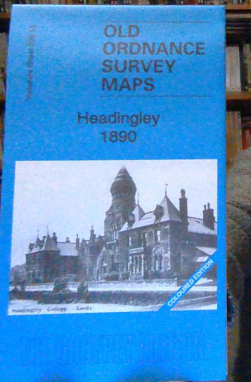 MAP OF Headingley 1890: Yorkshire Sheet 203.13a by Alan Godfrey NEW
