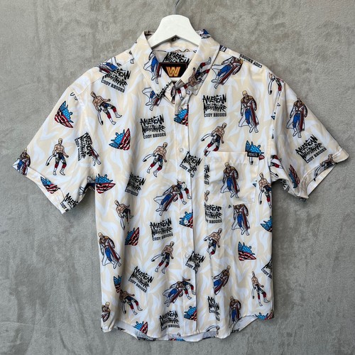 WWE RSVLTS Cody Rhodes American Nightmare KUNUFLEX Button-Down Shirt Medium