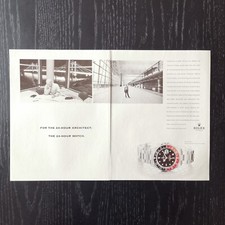 1998 Rolex GMT Master II ref. 16710 Coke - Original AD Pubblicità Vintage
