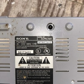 Sony PlayStation 1 PS1 Console Only SCPH-7501