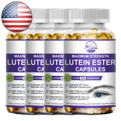 Eye Vitamins with Lutein & Zeaxanthin 120 Pills Vision Health Eye Strain Support