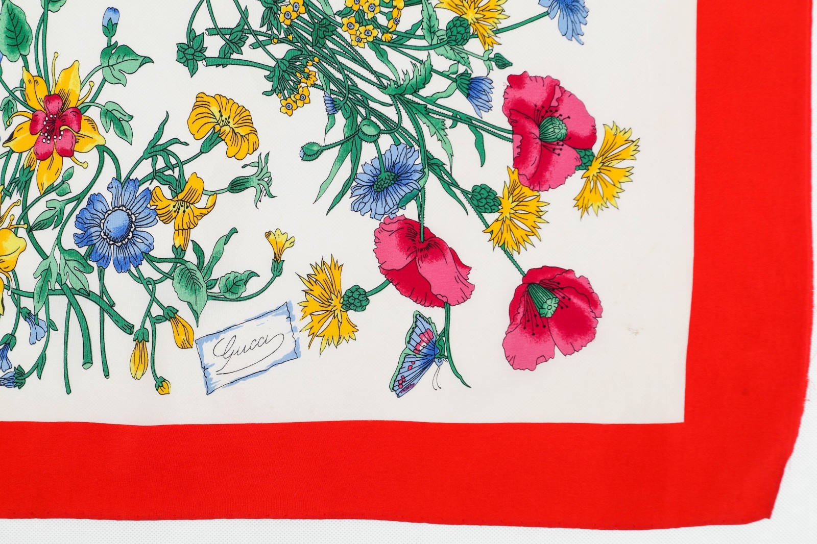 Authentique Foulard " Gucci " / Authentic " Gucci " Scarf eBay