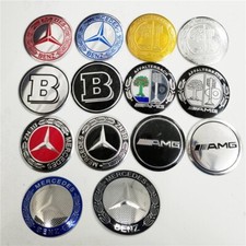 4pcs 56mm Wheel hub cap sticker for Mercedes Benz Brabus AMG Hub center emblem