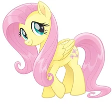 8 Inch Fluttershy Wall Decal Sticker MLP My Little Pegaus Pony Removable Peel