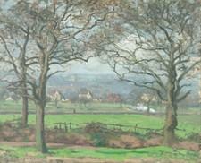 Camille Pissarro - Near Sydenham Hill Giclee Fine Art Print on Canvas Wall 36"