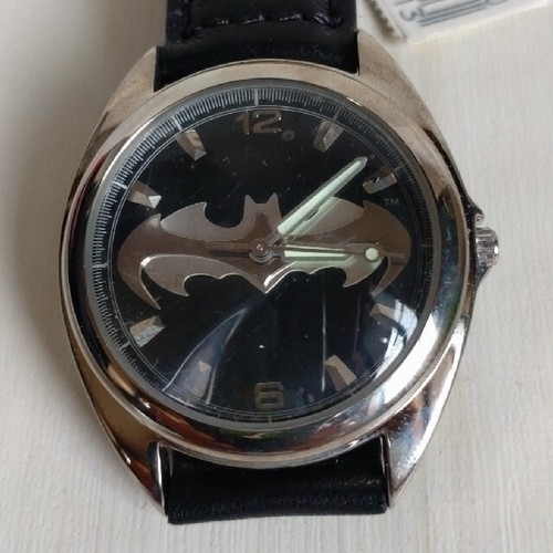 Fossil x BATMAN & ROBIN Limited Edition SILVER Watch 1997 Unused Japan - Picture 10 of 24