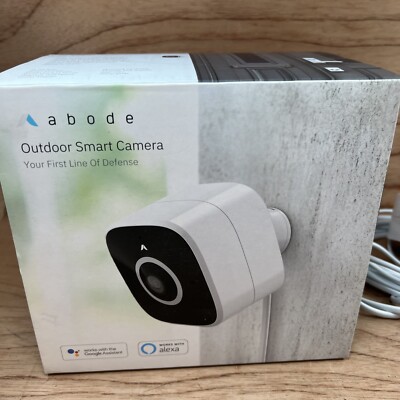Abode Camera / Doorbell Plug-in Indoor/Outdoor WiFi-Connected Security Camera