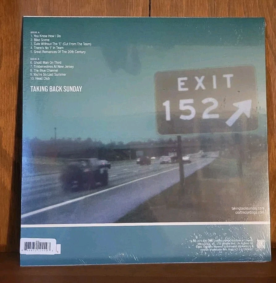 NEW Taking Back Sunday Tell All Your Friends Vinyl Green Iridescent SEALED /1500 - Image 3 of 4