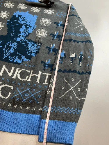 Game of Thrones Ugly Christmas Sweater Silent Night King NWT Size L
