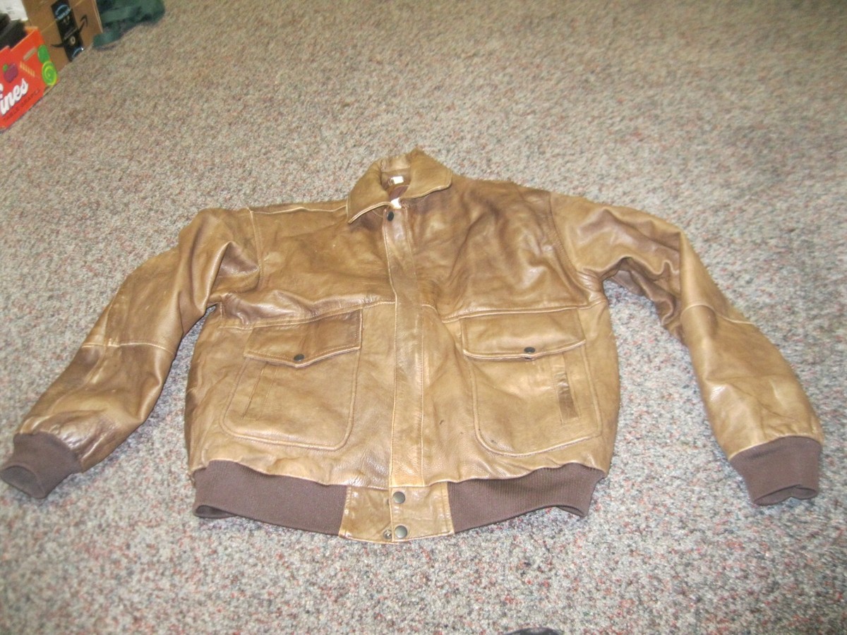 B-29 Superfortress Vintage Soft Leather FLIGHT Bomber JACKET Men L