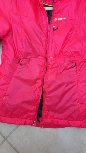 Regenjacke 3 In 1 Jacke Outdoorjacke schwarz Gr. XS Damen Quechua von Decathlon - Bild 4 von 15