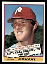 1976 Topps Traded Baseball #80T Jim Kaat NM/MT