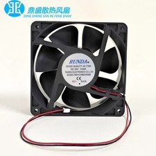 RUNDA RSH1238B24N36A 12038 24V 0.60A 12CM 2-Pin Cooling Fan