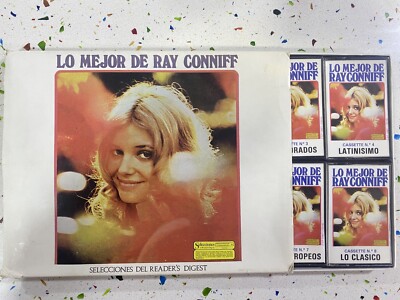 LO MEJOR DE RAY CONIFF 8 CINTAS CASSETTE SELECCION DEL READERS DIGEST