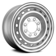 Lkq - Stlnn016u20 - 16-hole Silver 17x7.5 Steel Factory Wheel - Remanufactured