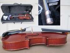 WOLFGANG AMBERG 4/4 VIOLIN ,PROTEC-PRO CASE,ARCOS BRASIL BOW