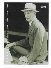 CONNIE MACK THE AMERICAN EPIC PHILADELPHIA ATHELETICS 43 UPPER DECK FREE SHIP