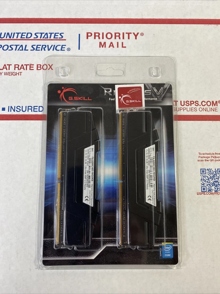 G. SKILL RipJaws V Series 16GB (2 x 8GB) DDR4-3200 8GB x2, 🔥NEW - NEXT DAY AHIP - Image 2 of 4