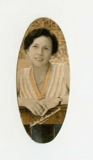 #TN26251 MABEL CONSTANDUROS 1935 Carreras Oval Cigarette Card