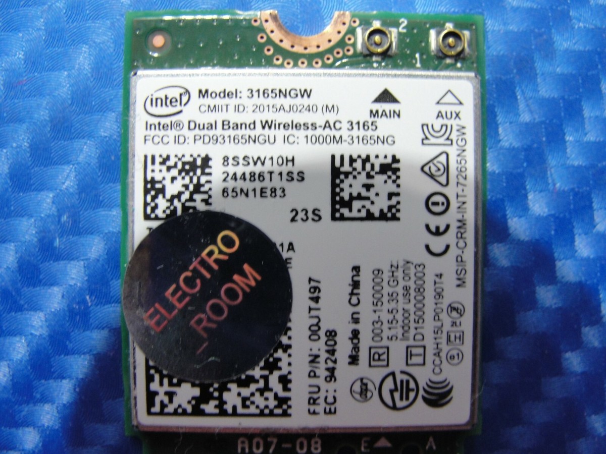 Carte Wifi Lenovo 3165NGW Wireless Pour Ideapad 700-17ISK (80RV) - Occasion Fonctionnelle