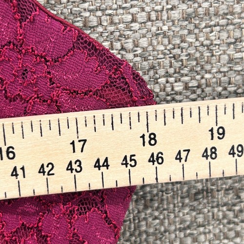 Baby Doll Top Womans XL Magenta Lace Y2K Dark Romantic Cottagecore Feminine - Picture 3 of 15