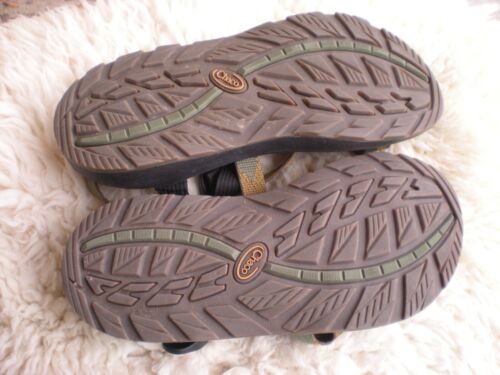 Chacos Men’s Size 9 42 EU Sandals Cloud Strap Hiking Shoes Camo Yellow Green - Picture 3 of 5
