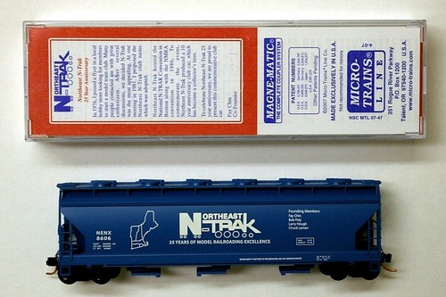 MTL S Micro-Trains Special Run 7.47 Northeast NTrak NENX 8606 tolva cubierta | Zustand: New