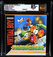 VGA 85+ Mario Clash Unopened Japanese 1995 Graded Virtual Boy Nintendo JPN