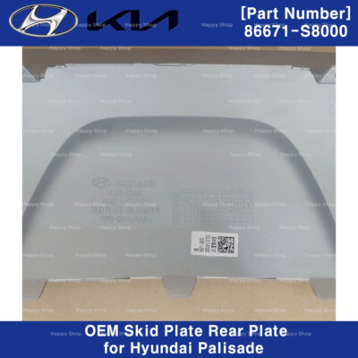 86671S8000 Genuine OEM Skid Plate Rear Plate for Hyundai Palisade