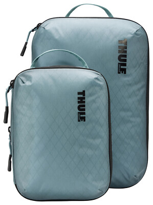Thule Compression Packing Cube Set Kompressionspackwürfel Packwürfel Pond Gray