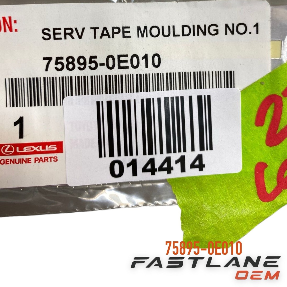 ブラインドスポッティング('18米) Toyota 758950E010 Genuine OEM Side Retainer Tape for sale