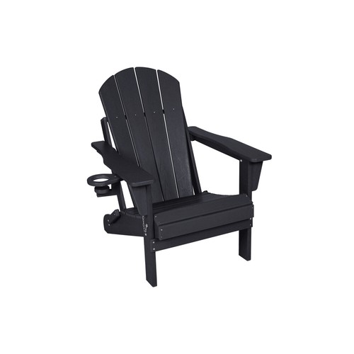Folding Adirondack Chair with Side Table 3-Piece Adirondack Chair Set Multicolor - Picture 53 of 63