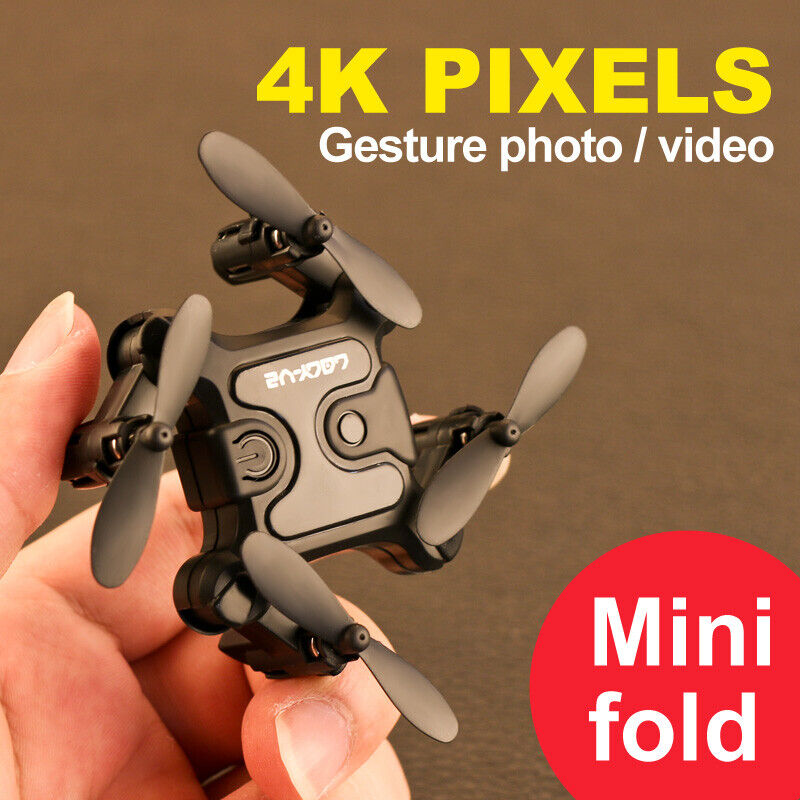 Mini 4DRCV2 Drone Selfie WIFI FPV With HD Camera RC Quadcopter Toy Gift US