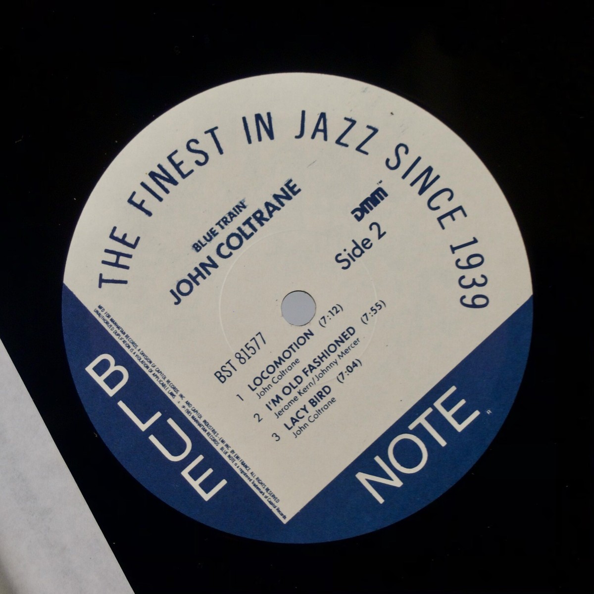 洋楽 john coltrane BLUE TRAIN blue note1577US John Coltrane – Blue Train – Vinyl (New York USA Labels, LP