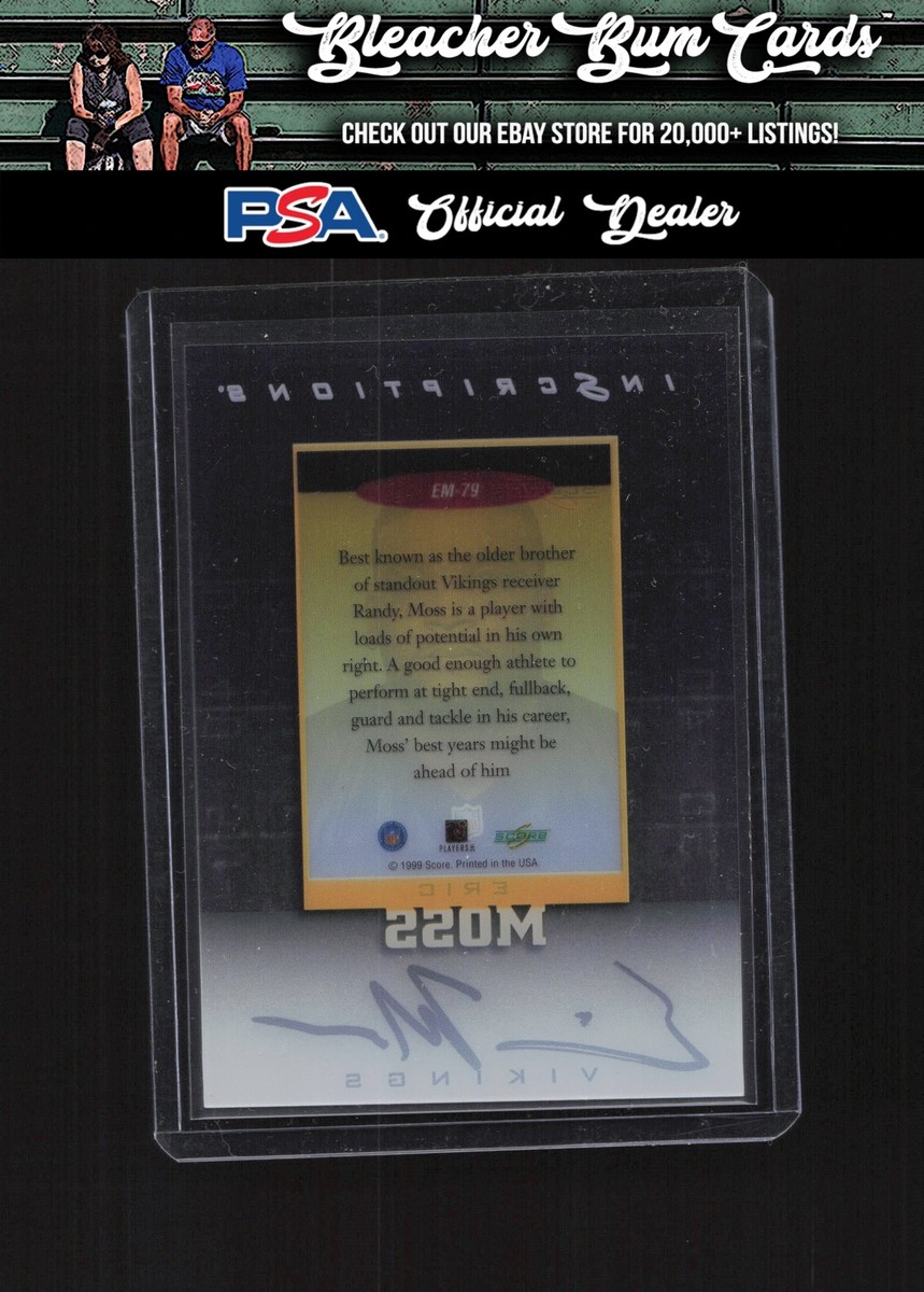 1999 Score EM-79 Eric Moss Auto | eBay