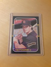 1987 Donruss #654 TIM PYZNARSKI San Diego Padres Baseball Card, 1st Base, (MINT)