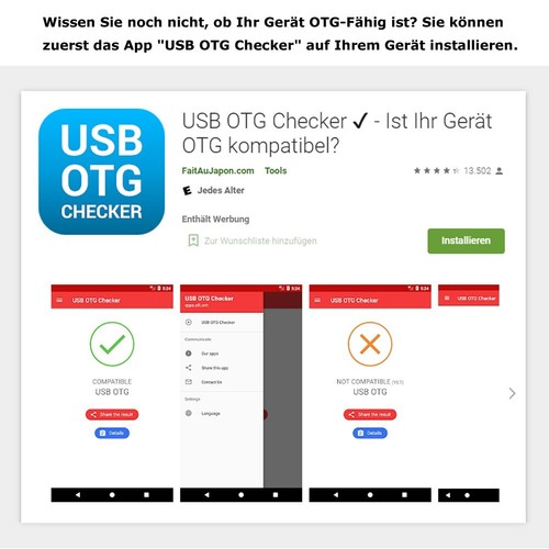 G11 Micro USB Connecteur À A Douille Câble OTG Adaptateur Droit Abgewickelt 10cm - Photo 5 sur 10