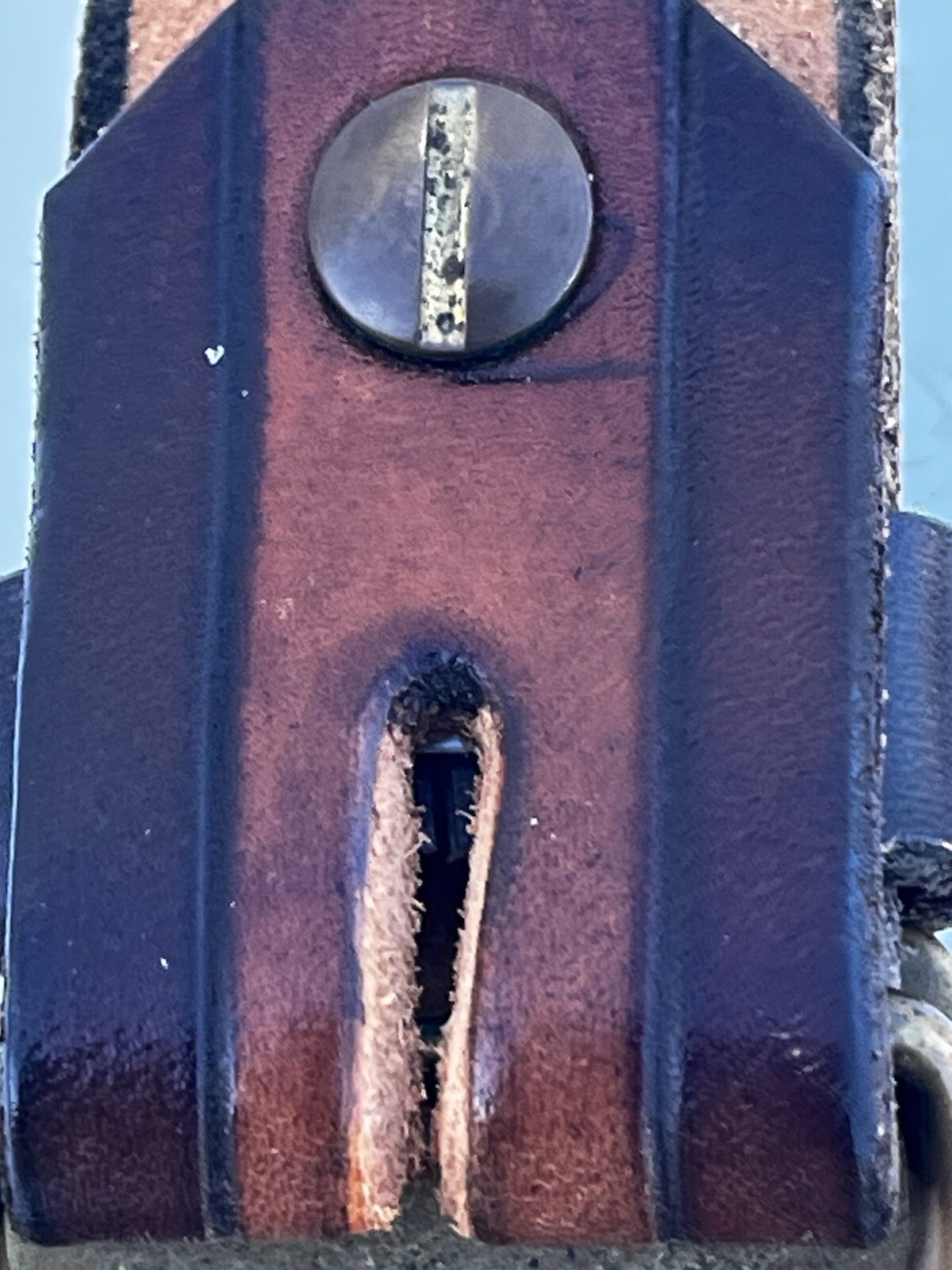 ALABONE SHELL SOLID BRASS BUCKLE WITH GENUINE COW… - image 5