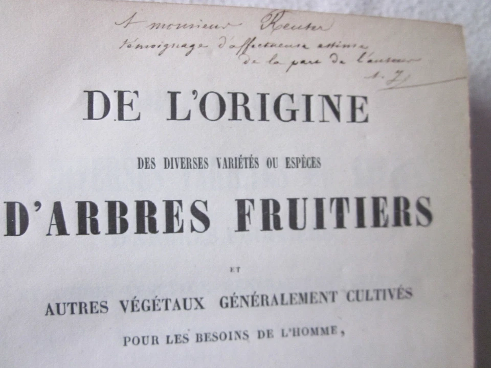ARBORICULTURE : 5 OUVRAGES D' ALEXIS JORDAN  reliés dédicaces - Photo 4/4