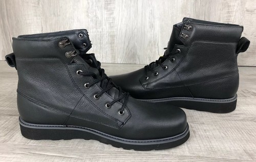 Volcom Smithington II Boots Black Leather Wheather Resistant EUR 46 Mens US 12 - Picture 5 of 12