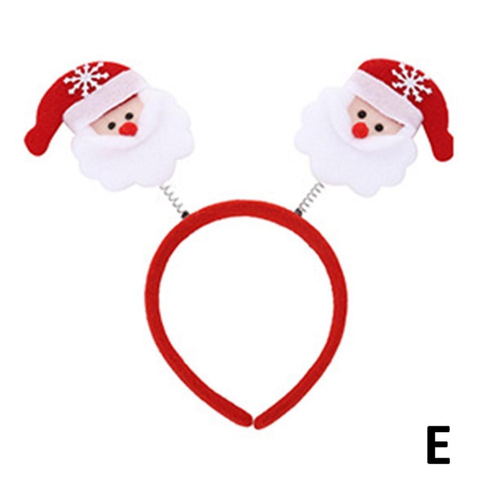 Christmas Headband Snowman and Santa Claus Christmas Elk Headband