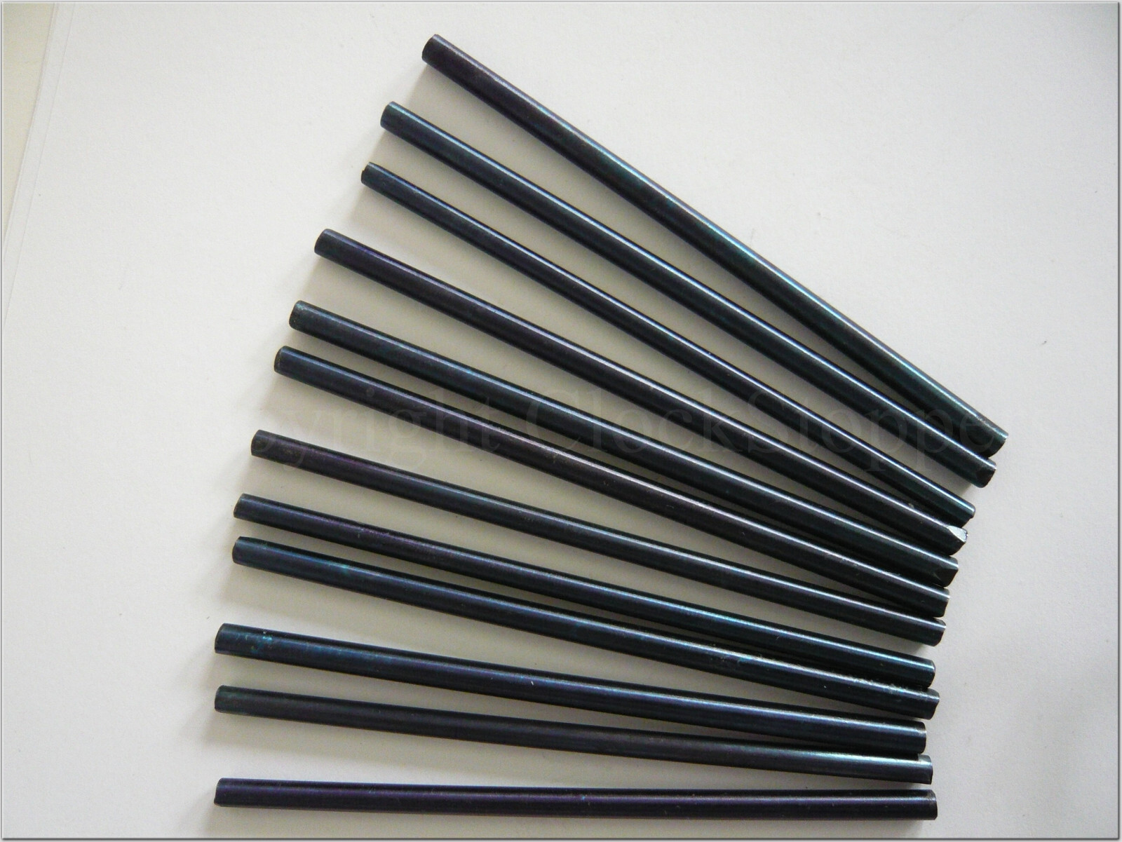 Blue Steel Wire Pinion Pivot Thin Tempered Rod Sizes 0.55 5mm 3 types