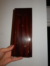 ship model plinth   mahogany   attractive item  130 x 330 x 20 mm  for restorer