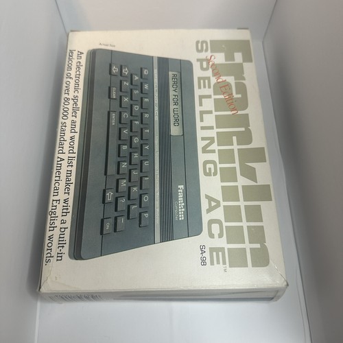Franklin Spelling Ace SA-98 Electronic Dictionary Merriam-Webster 1980s - Picture 8 of 9