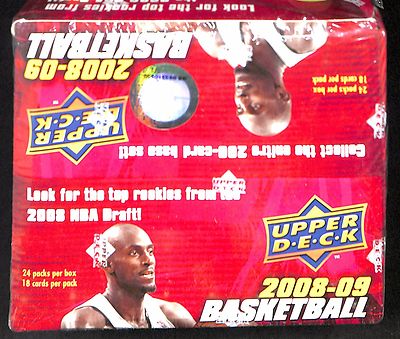 2008-09 Upper Deck Basketball Retail Jumbo Pack Sealed Box