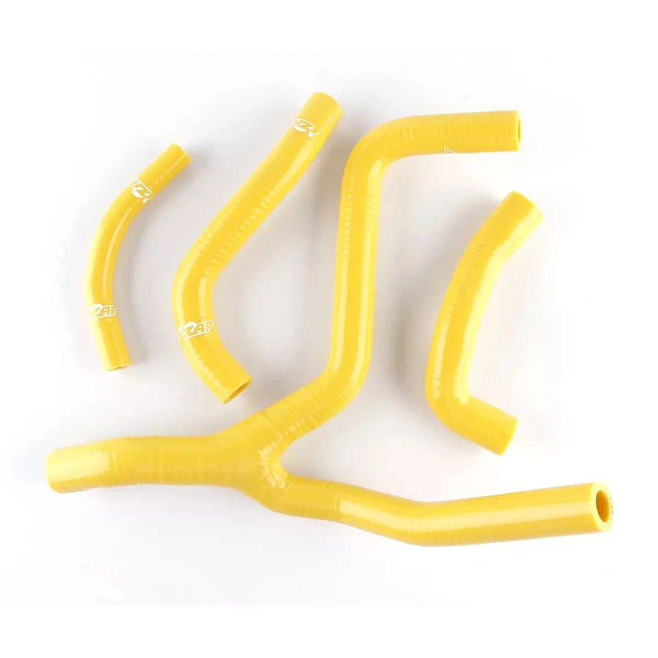 Kit de mangueras de radiador de silicona amarillo ZAP para Suzuki RMZ250 RMZ 250 2013-2018 tubos Foto 2 de 4