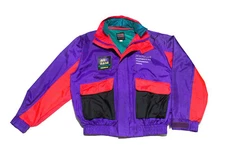 Vintage Nankai AQ – EASE Hyper Rain Gear AQ – EASE Motorcycle Jacket Neon Large 