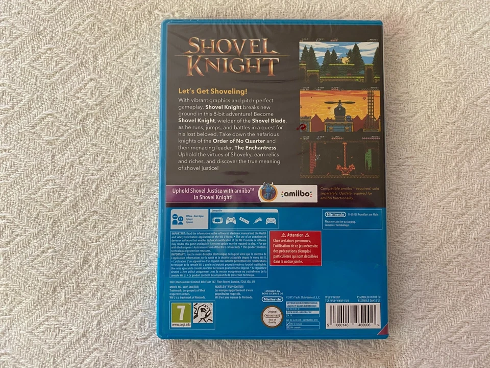Shovel Knight Nintendo Wii U - UK PAL Immaculate CIB with Natural Disc - Tracked - Image 4 of 4