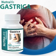ULCERAS GASTRICAS NATURALE 60 CAPSULE ULCERE GASTRICHE 500MG Bruciore di stomaco